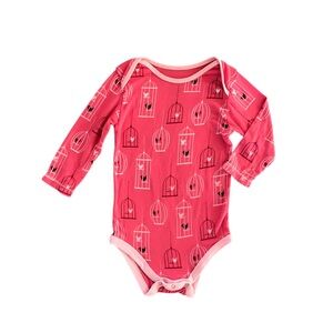 🆕 Kickee Pants OG Bamboo Birdcage Onesie